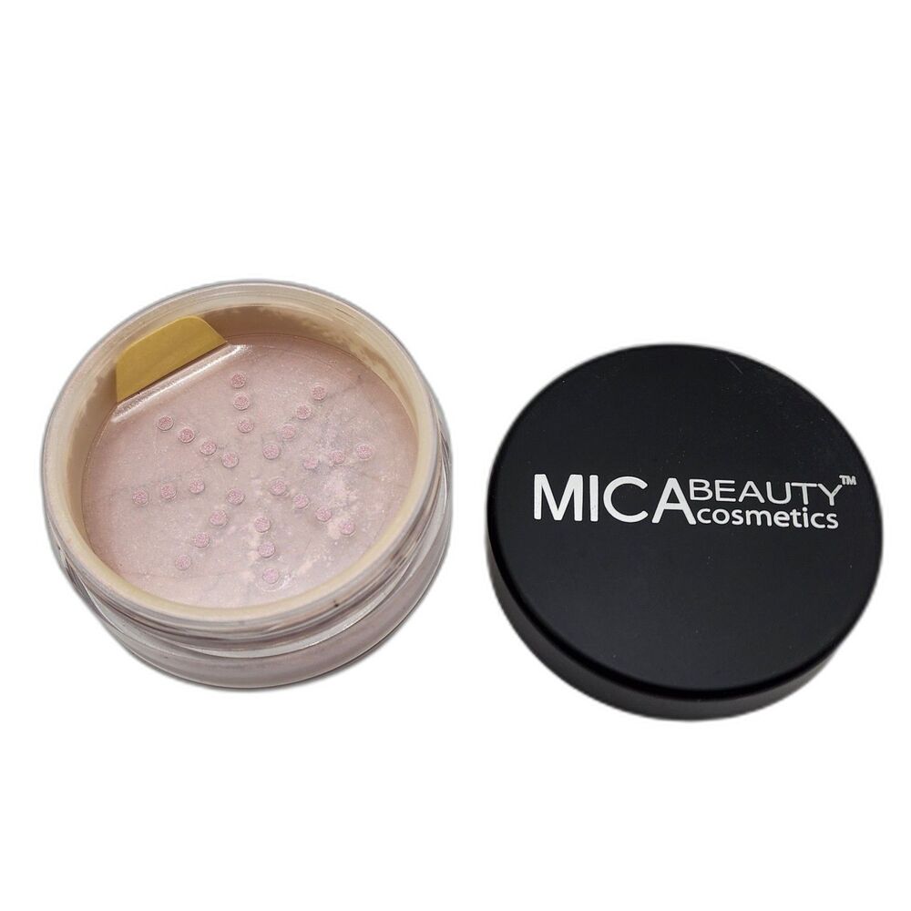 MicaBeauty FB6-Rosy Pink Face and Body Bronzer Loose Mineral Powder 9 Grams